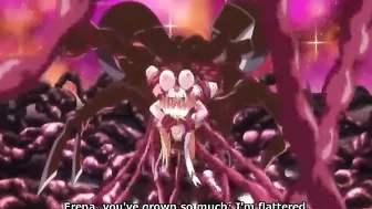 Big breast anime caught and poked by tentacles monster