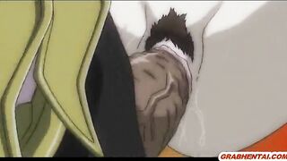 Cute Anime Gets Anal From Giant Monster's Cock in Tiny Ass