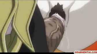 Cute Anime Gets Anal From Giant Monster's Cock in Tiny Ass