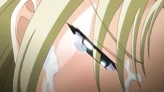 Busty Anime Threesome Fucked and Facial Cummed