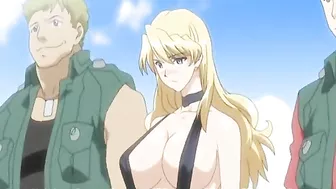 Busty Anime Gets Squeezed Her Big Tits in the Beach - Exclusive HD Video!