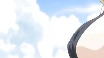 Busty Anime Gets Squeezed Her Big Tits in the Beach - Exclusive HD Video!