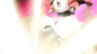 Anime Shemale Threesome Orgy Cumming with Toon Hentai