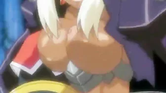 Anime Shemale Threesome Orgy Cumming with Toon Hentai