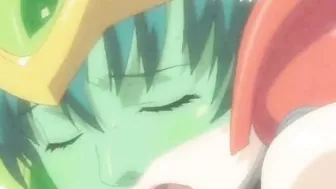 Anime Shemale Threesome Orgy Cumming with Toon Hentai