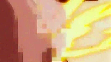 Anime Shemale Threesome Orgy Cumming with Toon Hentai