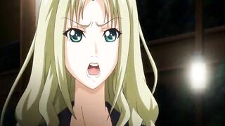 Busty Anime Coed Gangbang Cum Orgy