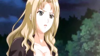 Busty Anime Coed Gangbang Cum Orgy