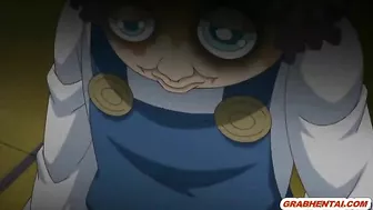 Busty Anime Coed Gangbang Cum Orgy