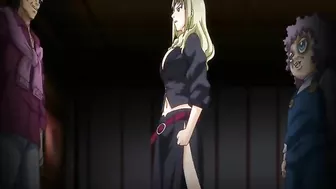 Busty Anime Coed Gangbang Cum Orgy