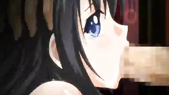 Busty Anime Coed Gangbang Cum Orgy