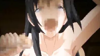 Busty Anime Coed Gangbang Cum Orgy