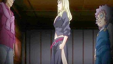 Busty Anime Coed Gangbang Cum Orgy