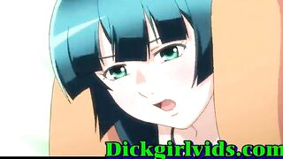 Hentai Shemale Fucks Bareback in Hot Anime Scene