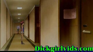 Hentai Shemale Fucks Bareback in Hot Anime Scene