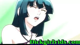 Hentai Shemale Fucks Bareback in Hot Anime Scene