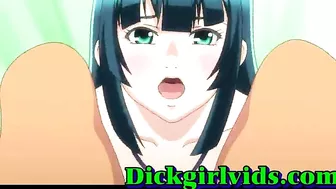 Hentai Shemale Fucks Bareback in Hot Anime Scene