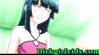 Hentai Shemale Fucks Bareback in Hot Anime Scene