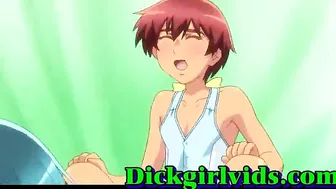 Hentai Shemale Fucks Bareback in Hot Anime Scene