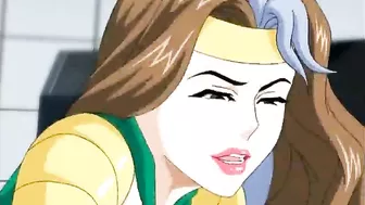 Shemale Gangbang Threesome in Anime Hentai Toon