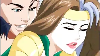 Shemale Gangbang Threesome in Anime Hentai Toon