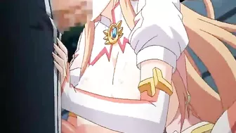 Japanese Anime Porn - Big Boobs Pokes in Garden