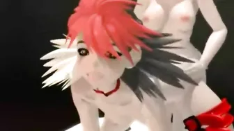 Hentai Shemale Hot Kissed and Hardcore Fucked by Anime Toon