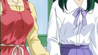 Anime Gets Spanked by Friend in Japanese Animation