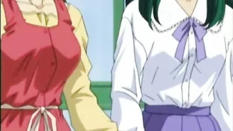 Anime Gets Spanked by Friend in Japanese Animation