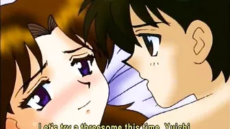 Busty MILF Threesome Fucked