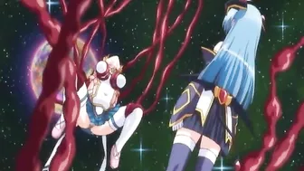 Pregnant Anime Gets Drilled by Tentacle Monster - A Hentai Fantasy