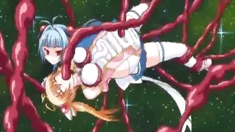 Pregnant Anime Gets Drilled by Tentacle Monster - A Hentai Fantasy