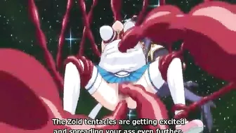 Pregnant Anime Gets Drilled by Tentacle Monster - A Hentai Fantasy