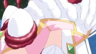 Pregnant Anime Gets Drilled by Tentacle Monster - A Hentai Fantasy