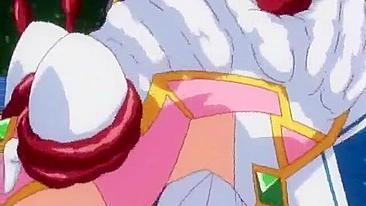 Pregnant Anime Gets Drilled by Tentacle Monster - A Hentai Fantasy