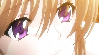 Japanese Anime Handjob with Giant Boobs and Cumshot