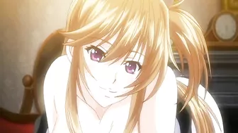 Japanese Anime Handjob with Giant Boobs and Cumshot