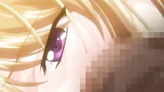 Japanese Anime Handjob with Giant Boobs and Cumshot