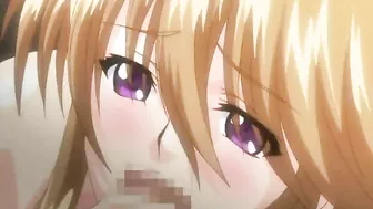 Japanese Anime Handjob with Giant Boobs and Cumshot