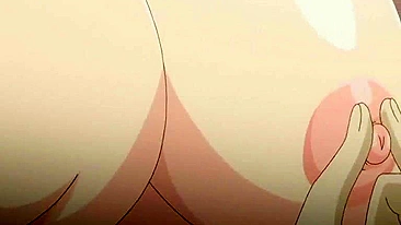 Animated Handjob With Multiple Cumshots - Japanese Anime Handjob with Giant Boobs and Cumshot | AREA51.PORN