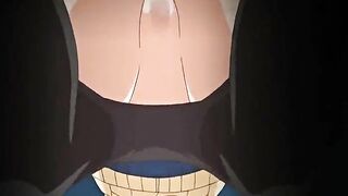 Double Penetration with Big Boobs Hentai Coed Cutie