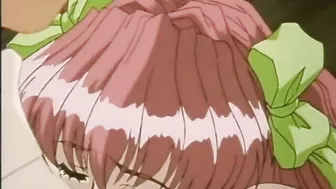 Tied-up Anime Gets Squeezed Titties