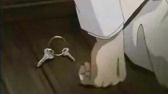 Tied-up Anime Gets Squeezed Titties