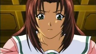Finger-Licking Good - Coed Anime Gets Fingered Her Pussy