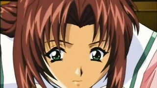 Finger-Licking Good - Coed Anime Gets Fingered Her Pussy