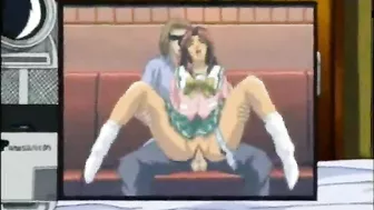 Finger-Licking Good - Coed Anime Gets Fingered Her Pussy