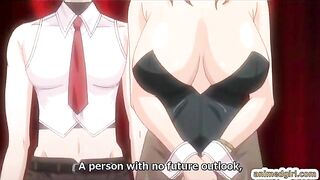 Shemale Maids' Threesome and Group Fucking - Busty Anime Porn