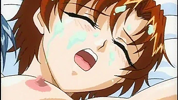 Hentai Boob Gangbang Threesome with Shemale Toons