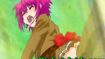 Uniformed Shemale Girl's Hardcore Sex Fun in Anime, Toon, and Hentai