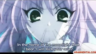 Anime Cutie Taken by Tentacle Drilling